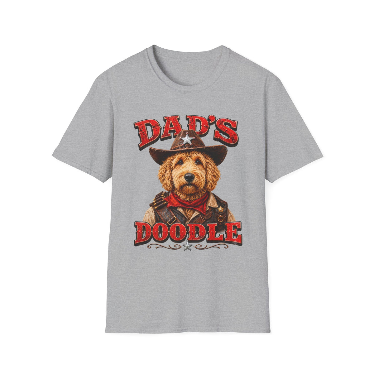 Doodle Sheriff T-Shirt - Cowboy Humor for dad.