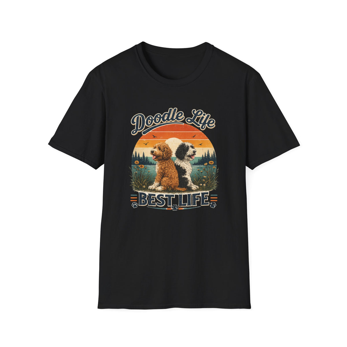 Doodle Life Best Life Shirt - Goldendoodle Mom T-Shirt -  Labradoodle Gift Tee - Doodle Dog Lover Sweatshirt - Dog Mom Gift - Cute Doodle Tee