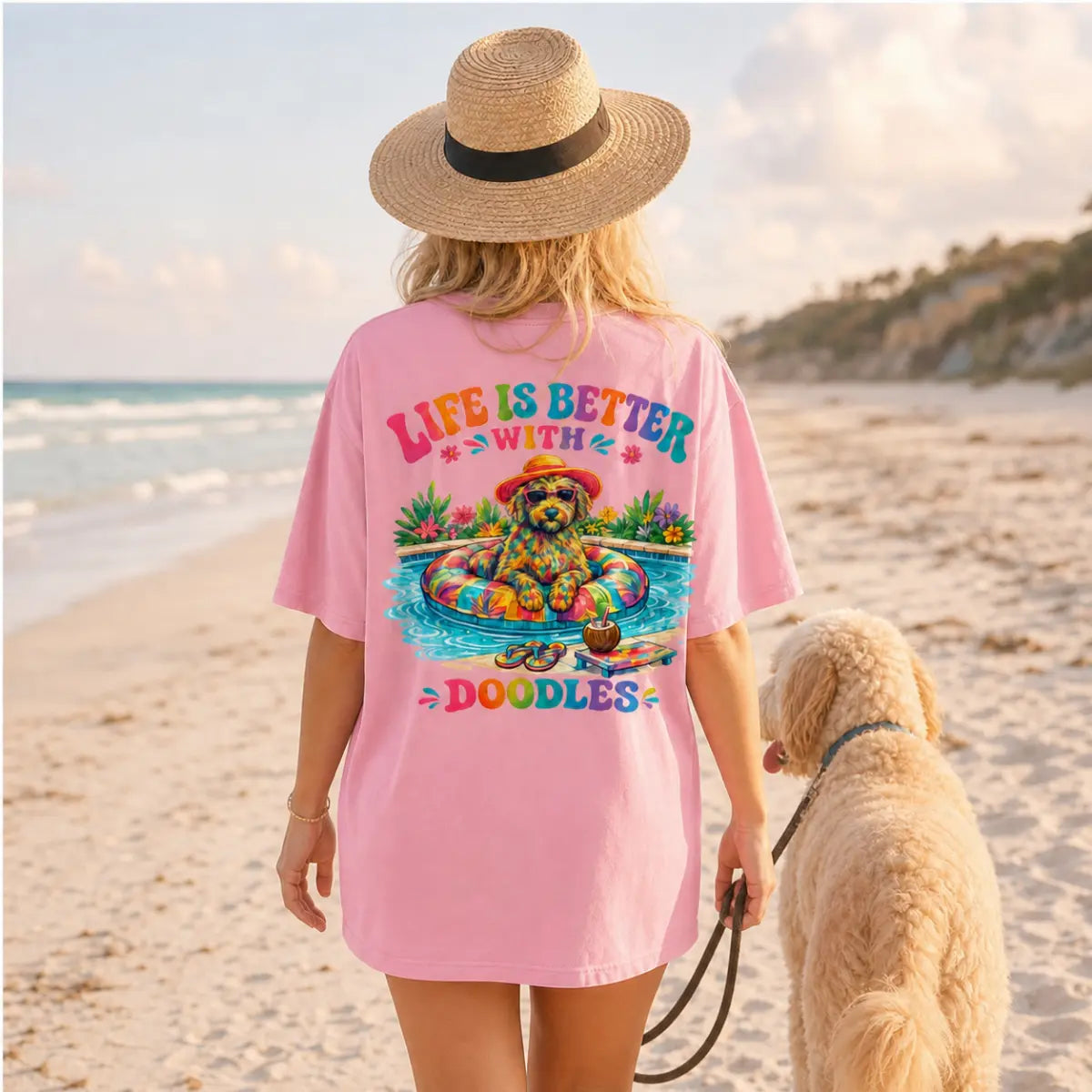 Life Is Better With A Doodle T Shirt Printify