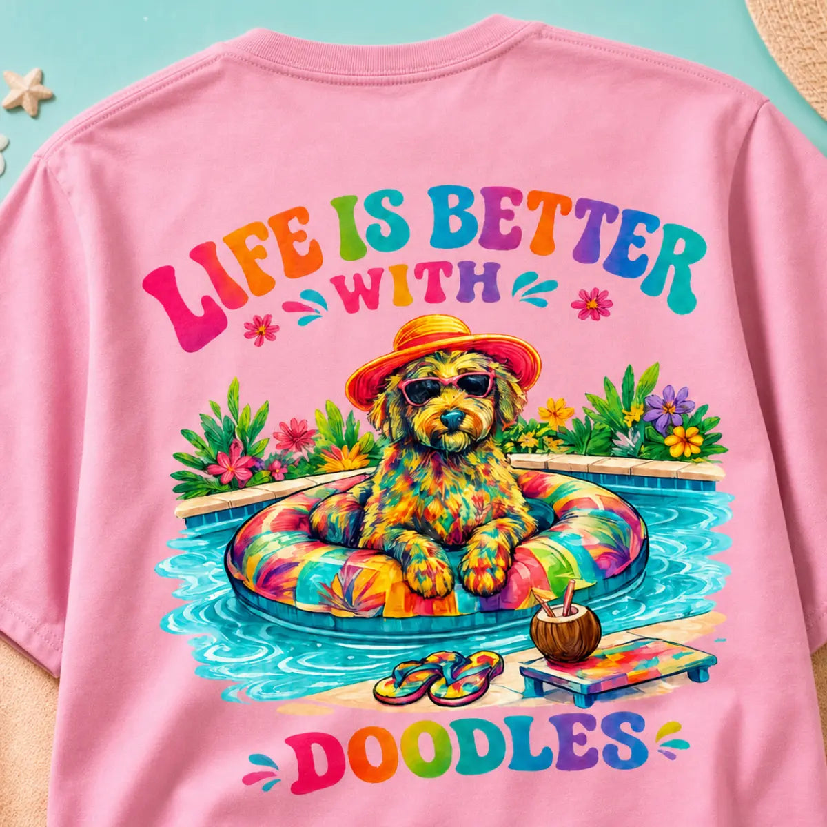 Life Is Better With A Doodle T Shirt Printify