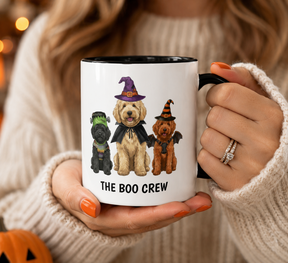 The Boo Crew, Halloween Mug - Select 11 oz or 15 oz
