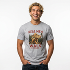 Real Men Walk Doodles T-Shirt