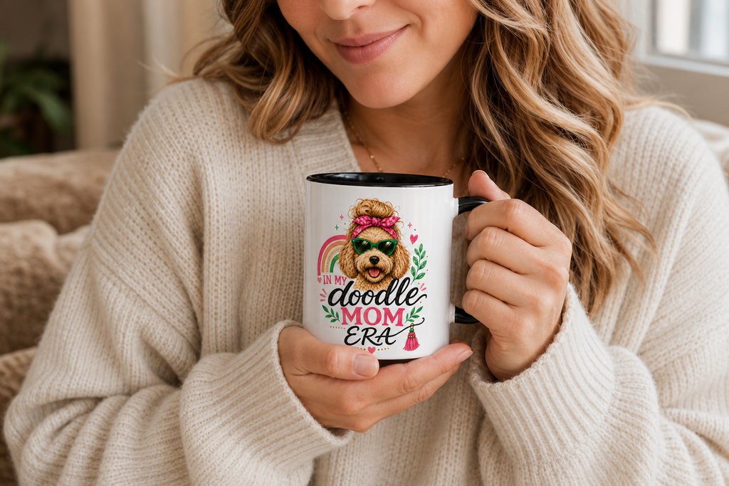In My Doodle Mom Era Mug - Select 11 oz or 15 oz