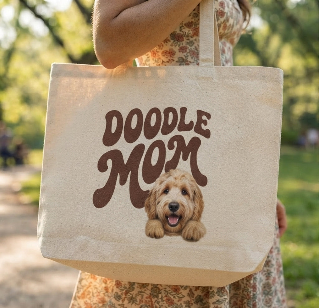 Doodle Mom Tote Bag - Show off your doodle-mom pride in everyday outings.