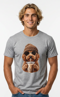 Grunge Doodle T-Shirt — Coffee. Attitude, Repeat.