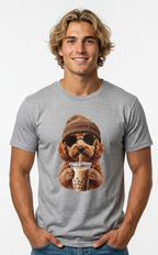 Grunge Doodle T-Shirt — Coffee. Attitude, Repeat.