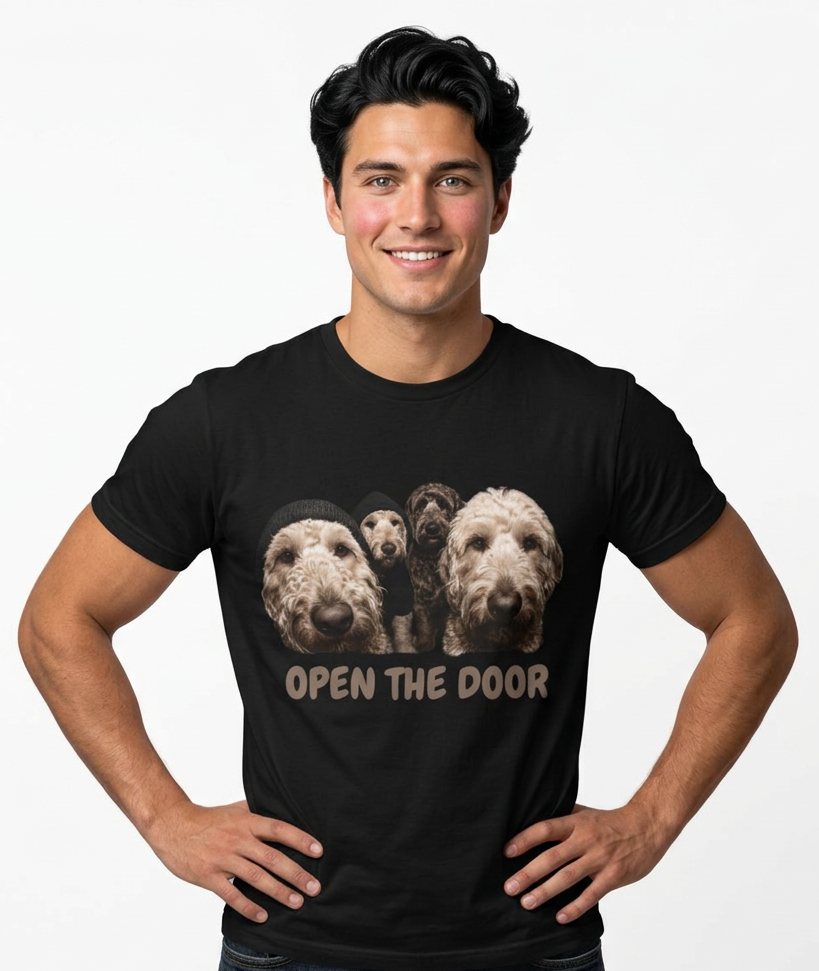 Open The Door T-Shirt - Who’s ready to open the door to some serious Doodle attitude?