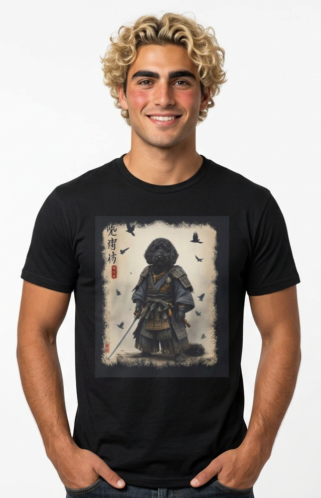 Samurai Doodle Graphic T-Shirt —  Loyalty. Courage. Unmatched Doodle attitude.