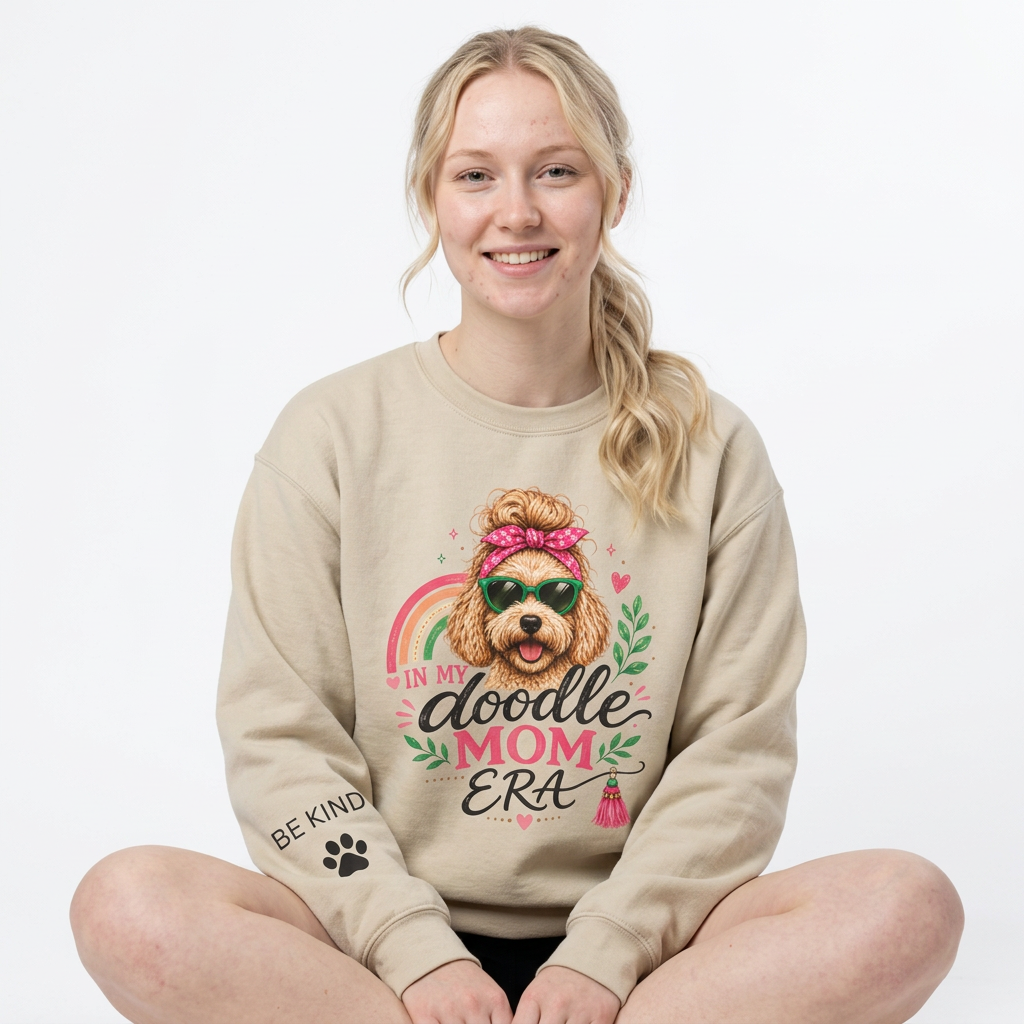 Personalized, In My Doodle Mom Era Sweatshirt - Doodle Dog Mom Gift - Dog Lover Sweater