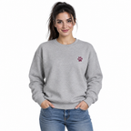Doodle Mom - Doodles Make Everything Better Purple Heart Sweatshirt - Life’s better with paws, love, and a little retro groove.
