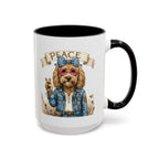 Peace Pup Hippie Mug — Select 11 oz or 15 oz