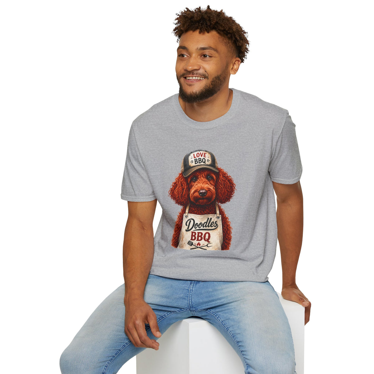 Doodle Dads BBQ Lover T-Shirt - Humor and laid back style.