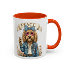 Peace Pup Hippie Mug — Select 11 oz or 15 oz