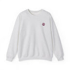 Doodle Mom - Doodles Make Everything Better Purple Heart Sweatshirt - Life’s better with paws, love, and a little retro groove.
