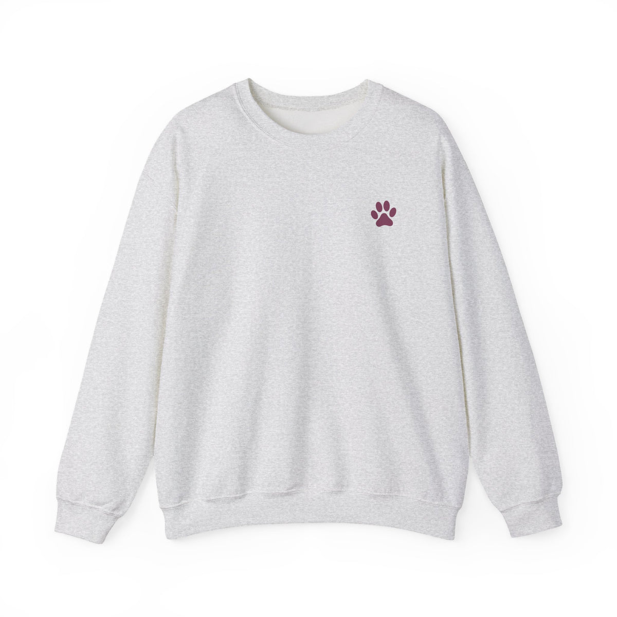 Doodle Mom - Doodles Make Everything Better Purple Heart Sweatshirt - Life’s better with paws, love, and a little retro groove.