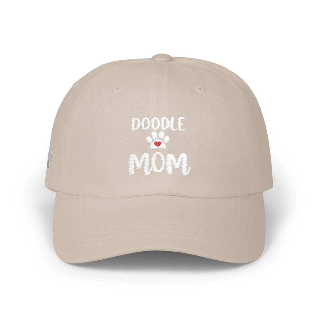 Doodle Mom Embroidered Baseball Cap Printify