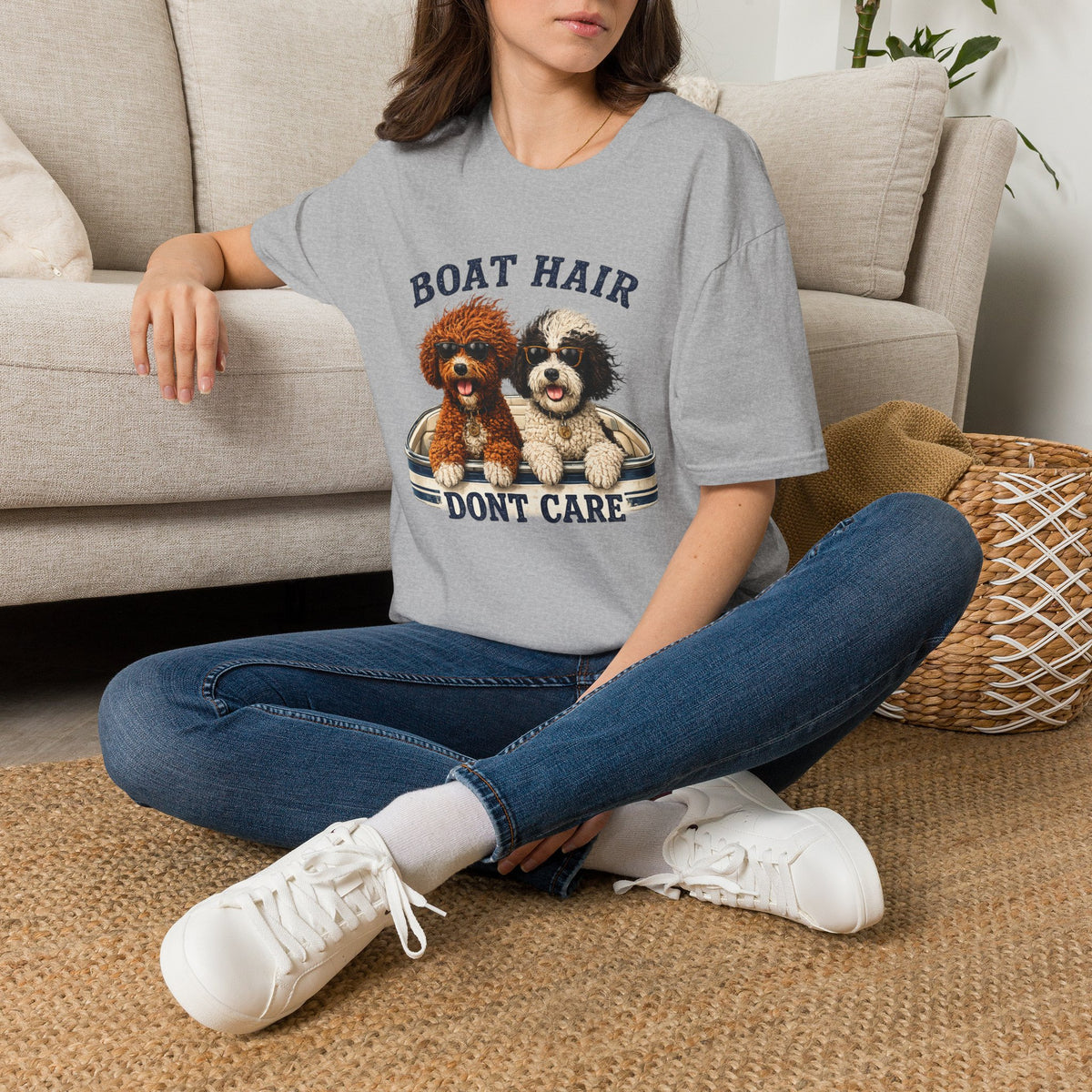 Boat Hair Don’t Care - Funny Lake Life Tee