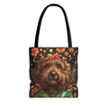 Samurai Doodle Tote Bag, My Doodle Has Samurai Spirit - Unique Doodle Mom Bag