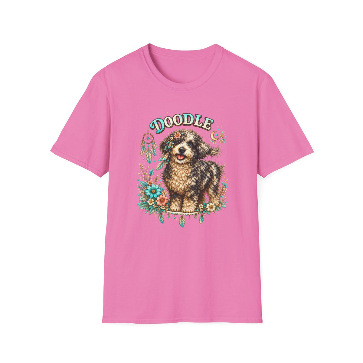 Bohemian Dog Lover T-Shirt - Celebrate your love for your favorite doodle.