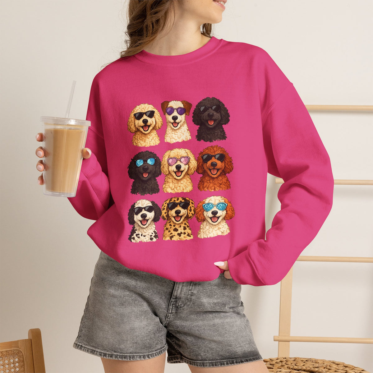It’s All About the Doodles Sweatshirt - Nine shades-wearing fluffballs, one seriously cute sweatshirt.