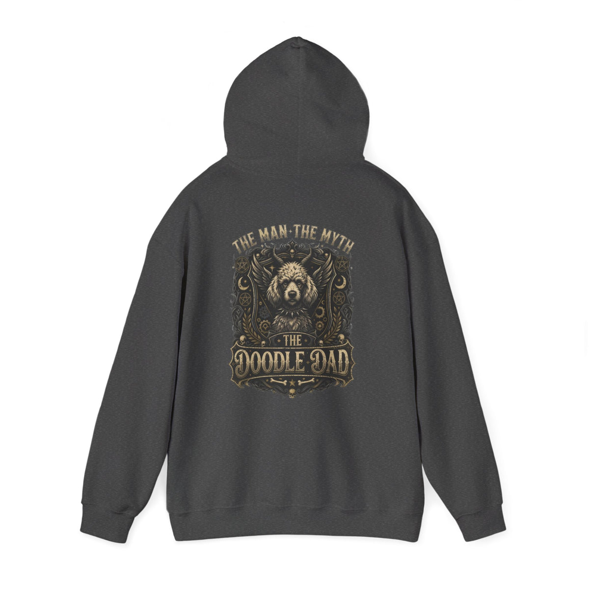 The Man The Myth The Doodle Dad - A vintage inspired retro hoodie