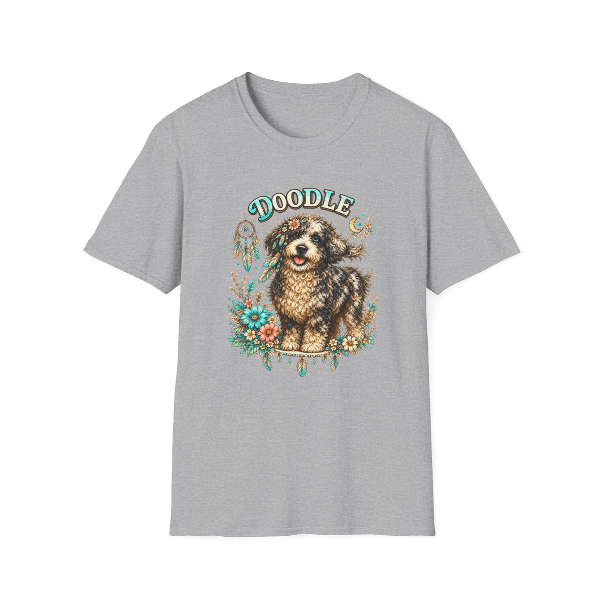 Bohemian Dog Lover T-Shirt - Celebrate your love for your favorite doodle.