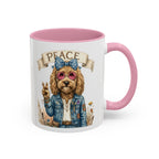 Peace Pup Hippie Mug — Select 11 oz or 15 oz