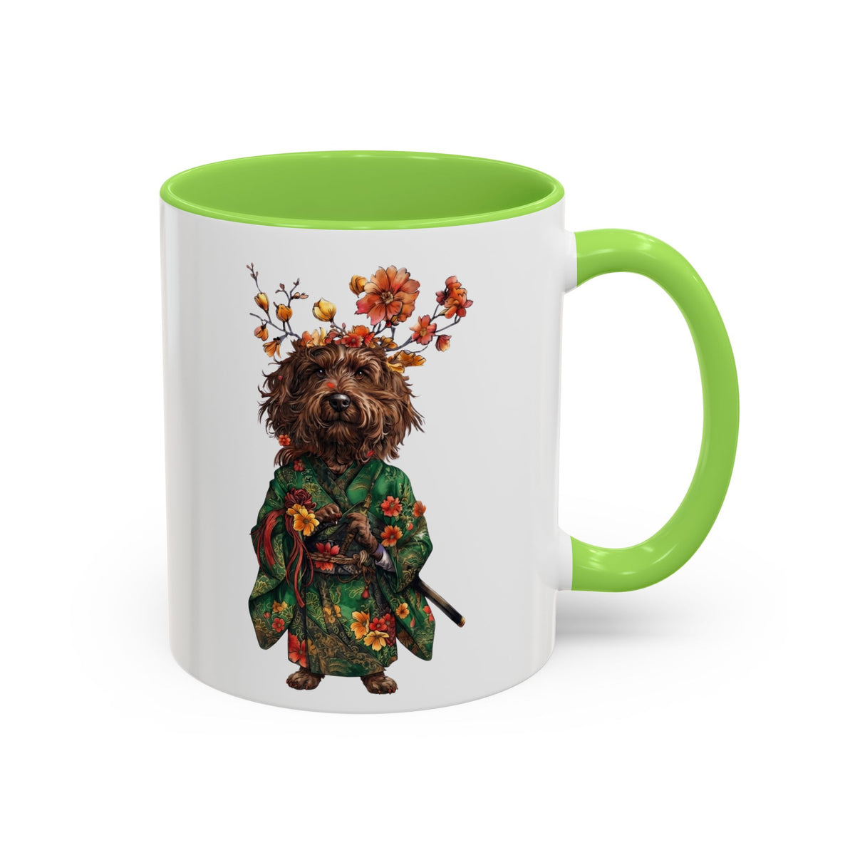 Kimono Japanese Dog Mug Select 11 oz or 15 oz