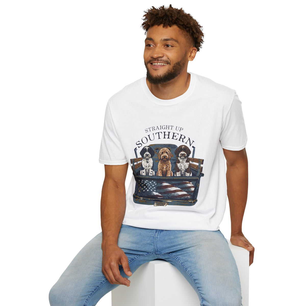 Southern Dogs T-Shirt — Where the road is open and the dogs ride along.