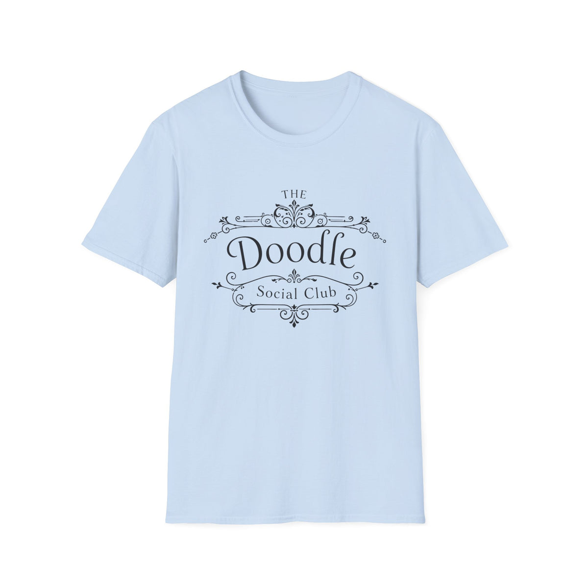 The Doodle Social Club T-Shirt – Funny Doodle Mom Graphic Tee – Exclusive Dog Lover Club Shirt