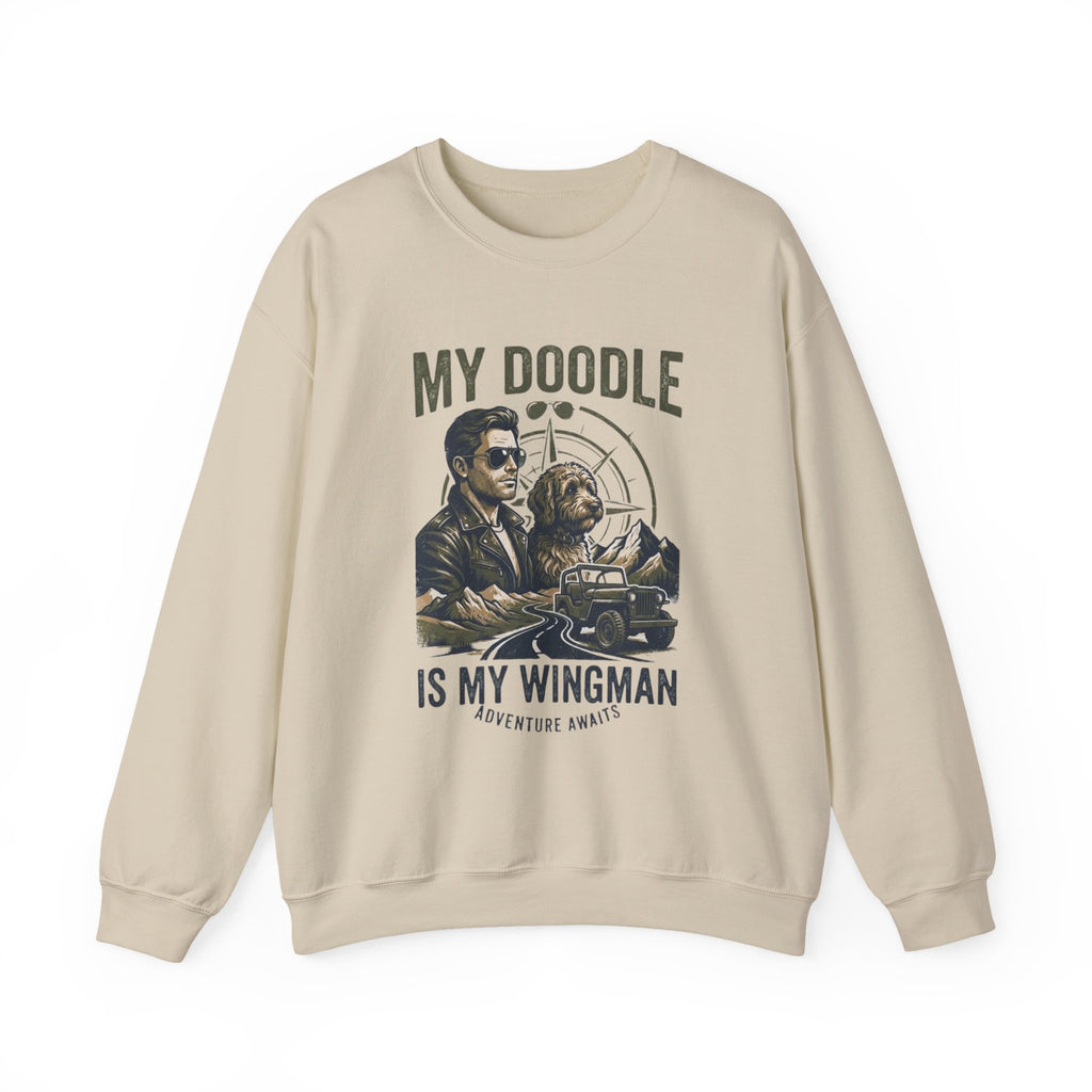 My Doodle Is My Wingman Shirt - Funny Doodle Dog Tee - Goldendoodle & Labradoodle Lover Gift