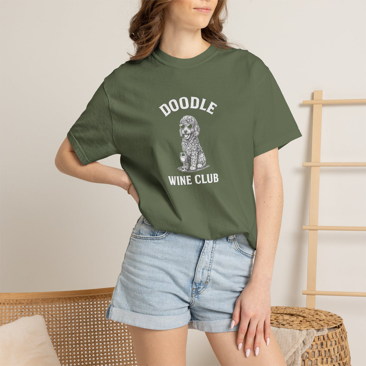 Doodle Wine Club T-Shirt - Funny Doodles & Wine