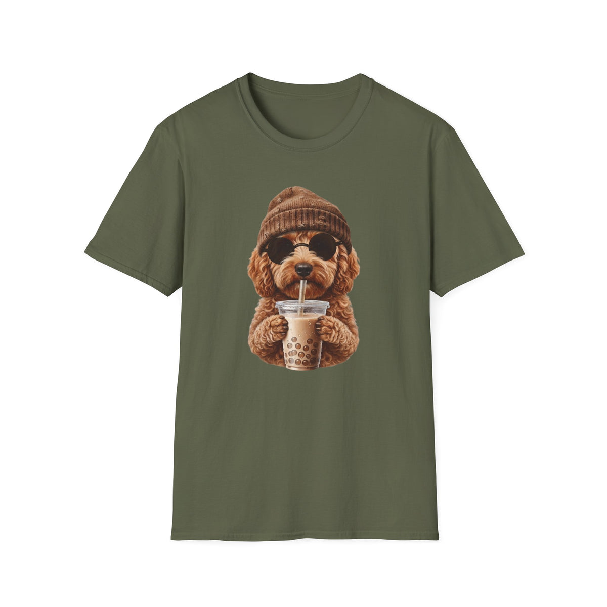 Grunge Doodle T-Shirt — Coffee. Attitude, Repeat.