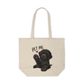 Pet Me Doodle Tote Bag, Cute Doodle Dog Canvas Bag, Goldendoodle Mom Gift, Dog Lover Shopping Tote, Puppy Mom Shoulder Bag