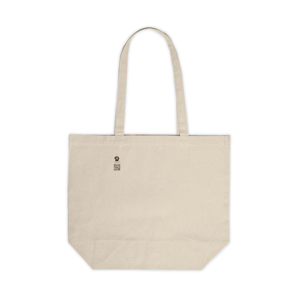 Pet Me Doodle Tote Bag, Cute Doodle Dog Canvas Bag, Goldendoodle Mom Gift, Dog Lover Shopping Tote, Puppy Mom Shoulder Bag