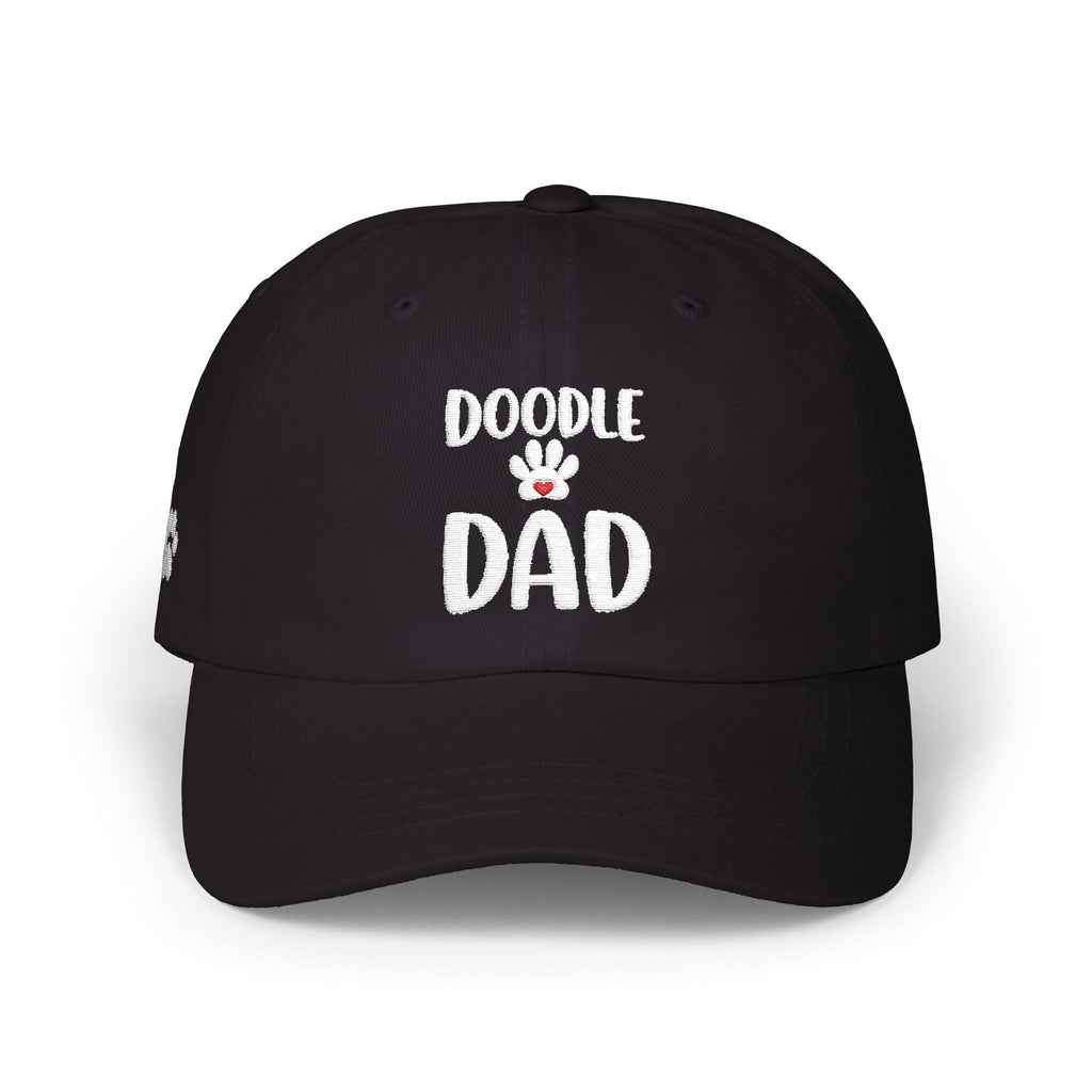 Mens - Doodle Dad Embroidered Baseball Cap, Dog Dad Hat With Paw Print, Goldendoodle Dad Gift, Adjustable Doodle Lover Hat