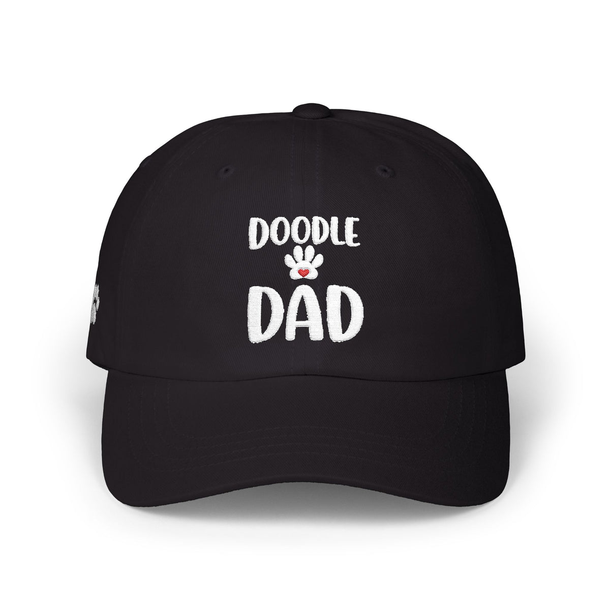 Mens - Doodle Dad Embroidered Baseball Cap, Dog Dad Hat With Paw Print, Goldendoodle Dad Gift, Adjustable Doodle Lover Hat