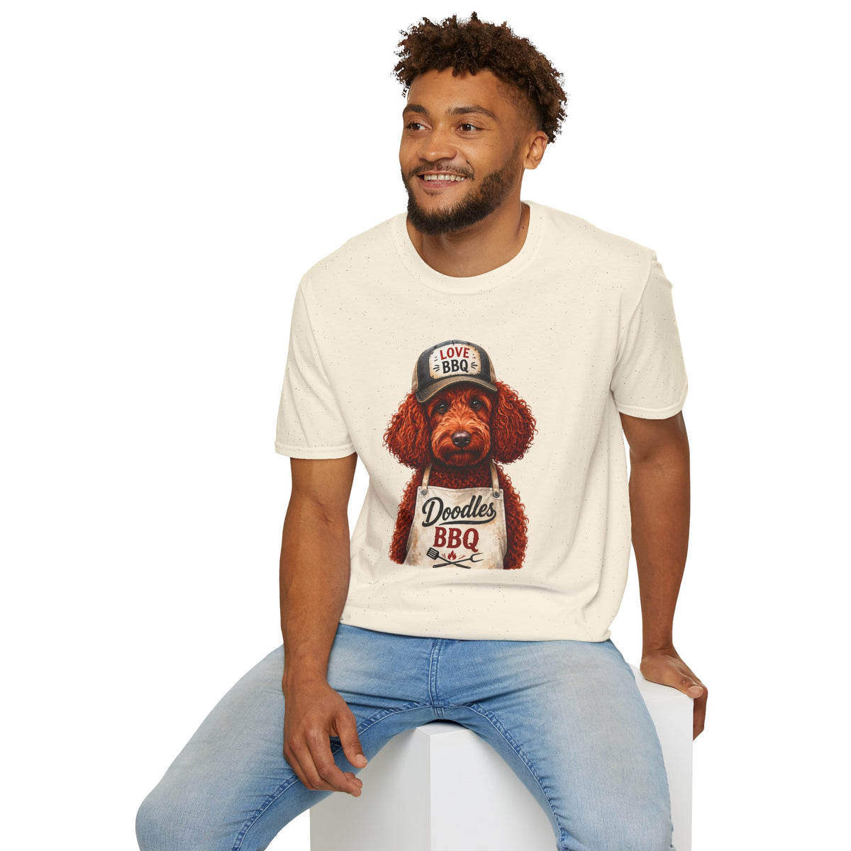 Doodle Dads BBQ Lover T-Shirt - Humor and laid back style.