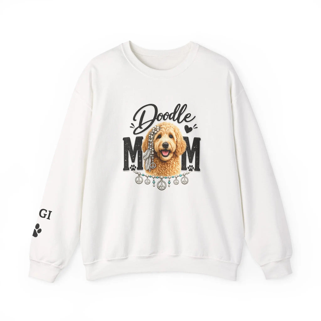 Doodle Mom Sweat Shirt, Personalized Golden Doodle Gift,  Dog Mom Tee, Custom Golden Doodle Gifts,  Doodle Dog Mom Shirt Printify