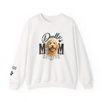 Doodle Mom Sweat Shirt, Personalized Golden Doodle Gift,  Dog Mom Tee, Custom Golden Doodle Gifts,  Doodle Dog Mom Shirt Printify
