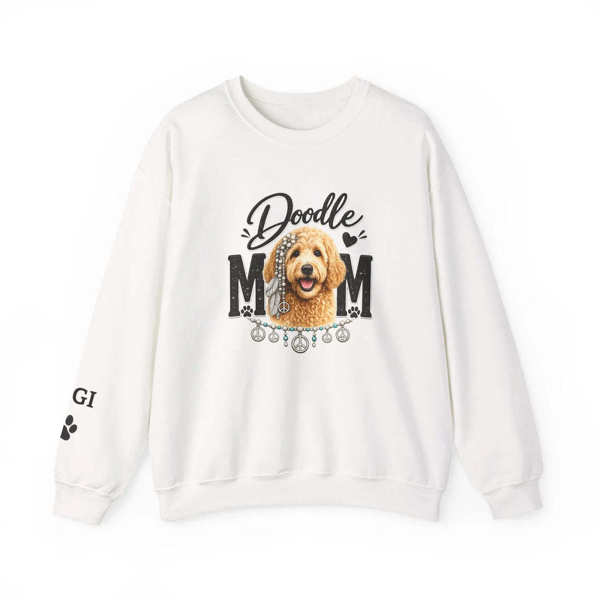 Doodle Mom Sweat Shirt, Personalized Golden Doodle Gift,  Dog Mom Tee, Custom Golden Doodle Gifts,  Doodle Dog Mom Shirt Printify