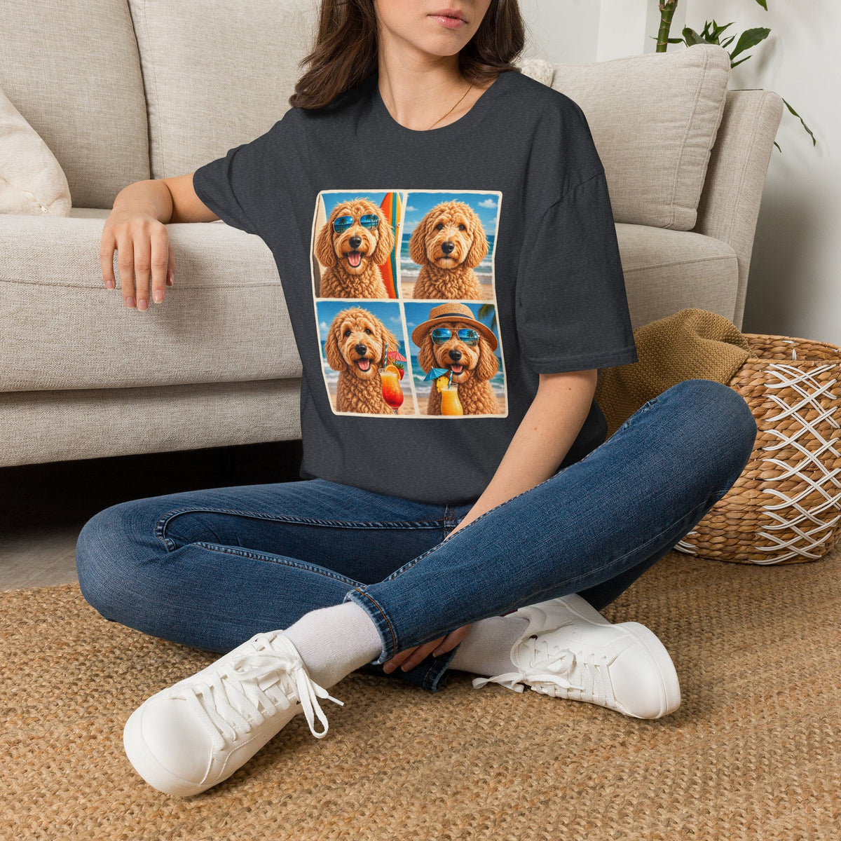 Doodle Groovin’  T-Shirt - Sunshine. Adventure. Cocktails. Doodles. Repeat.