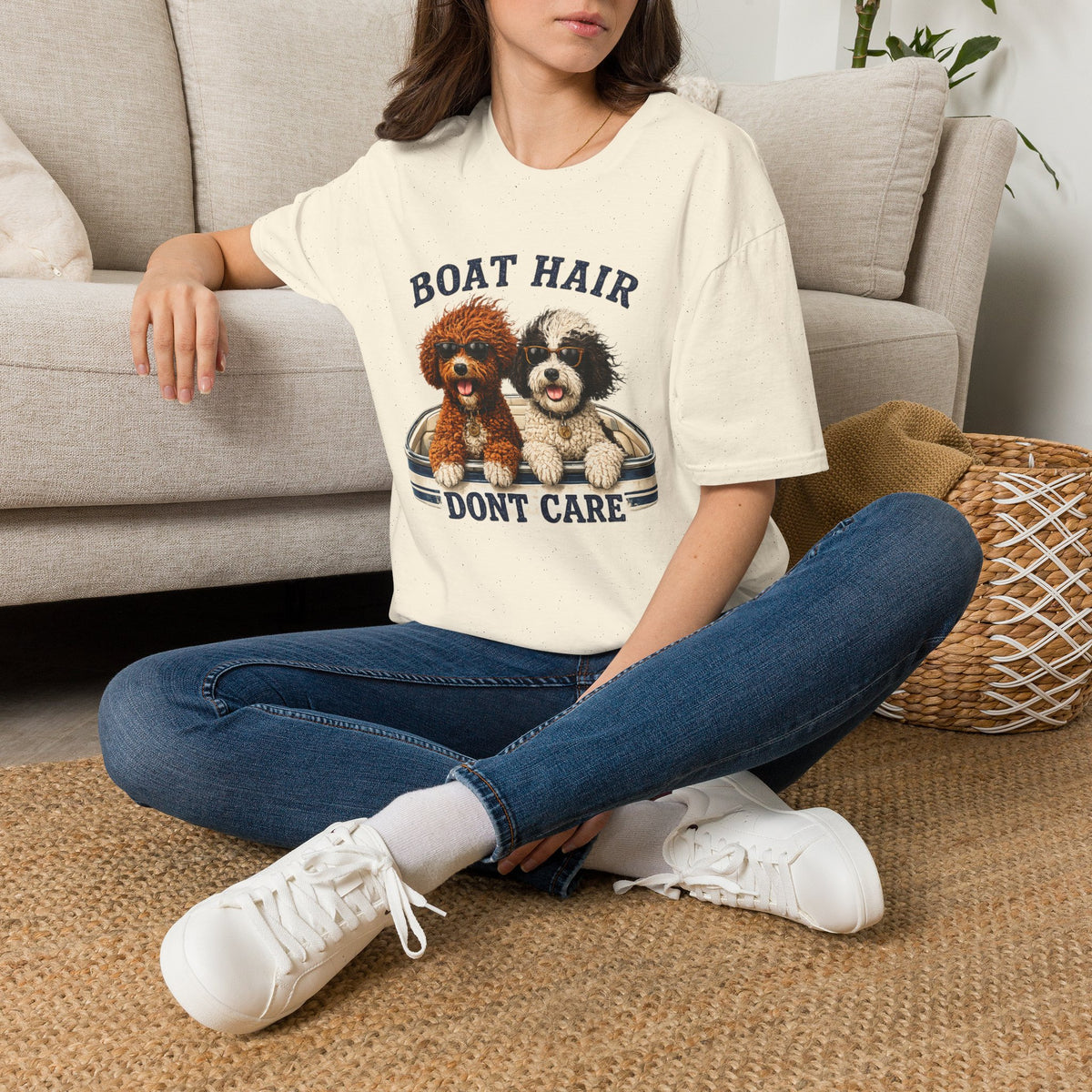 Boat Hair Don’t Care - Funny Lake Life Tee