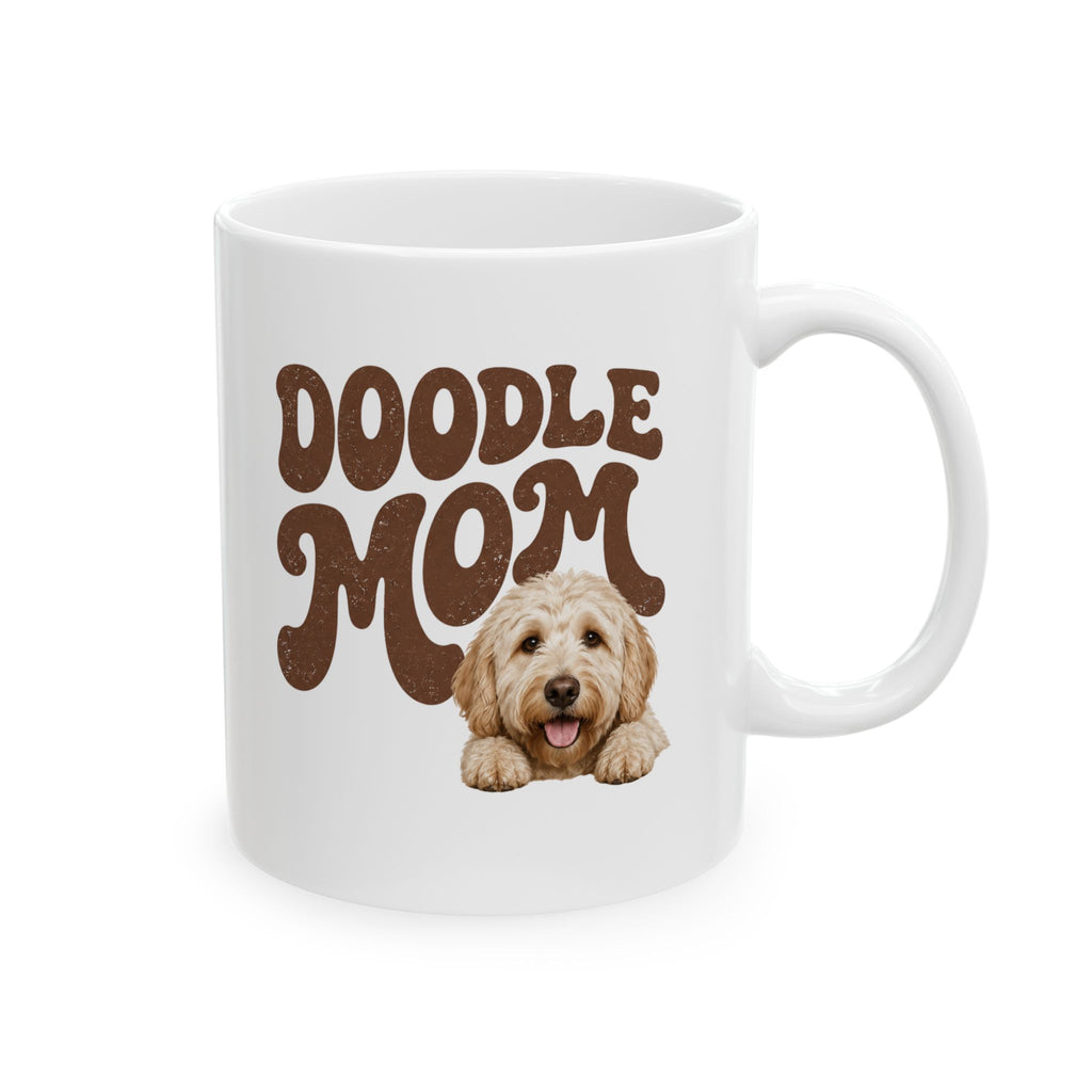 Doodle Mom Retro Mug - Select 11 oz or 15 oz