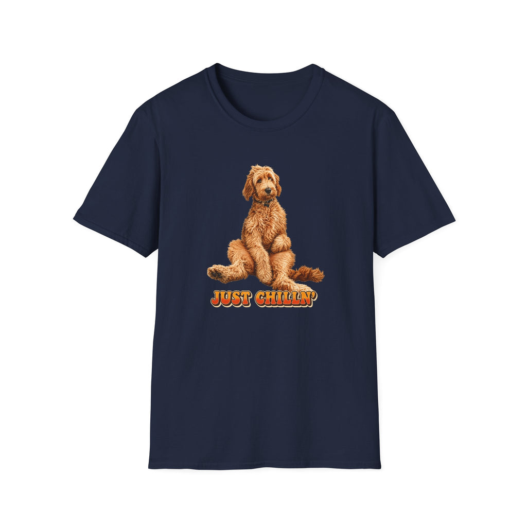 Just Chillin’ T-Shirt is perfect for doodle lovers who know that some of the best days are spent simply hanging out with their pup.