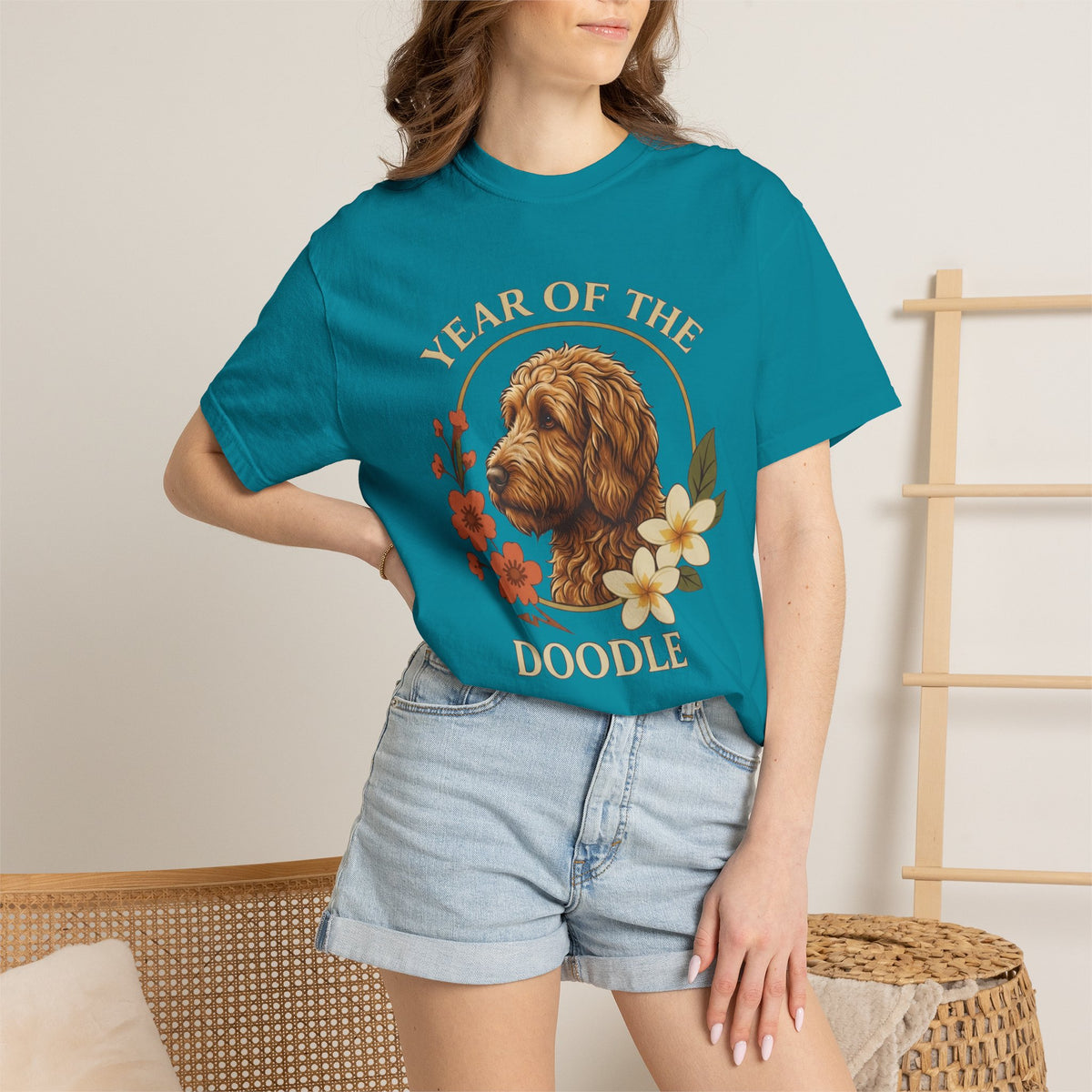 Year of the Doodle T-Shirt – Doodle Dog Mom Graphic Tee – Goldendoodle Lover Shirt
