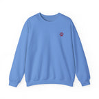 Doodle Mom - Doodles Make Everything Better Purple Heart Sweatshirt - Life’s better with paws, love, and a little retro groove.