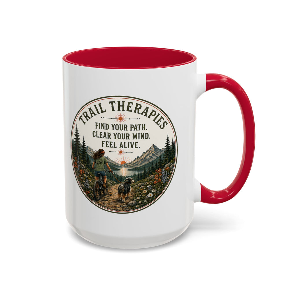 Hiking Trails Therapy Mug - Select 11 oz or 15 oz