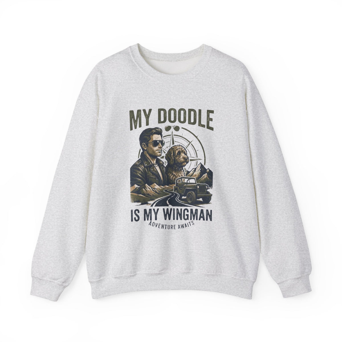 My Doodle Is My Wingman Shirt - Funny Doodle Dog Tee - Goldendoodle & Labradoodle Lover Gift