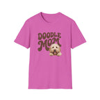Retro Doodle Mom T-Shirt - Groovy style. Doodle love. Momma pride.
